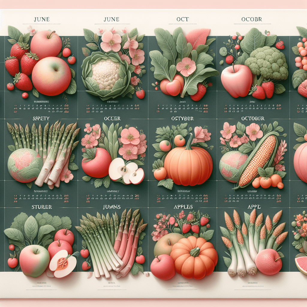 Sezonowe warzywa i owoce: Co jeść w danym miesiącu